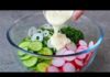 Viral Cucumber Salad Recipe with a Twist! 🥒 Creamy & Crunchy