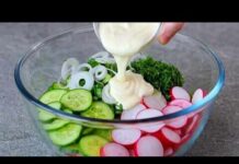 Viral Cucumber Salad Recipe with a Twist! 🥒 Creamy & Crunchy