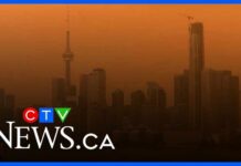 Toronto’s air quality ranked worst in the world amid wildfires in the province