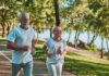 How Much Daily Movement Your Aging Brain Really Needs Older couple jogging on a lakeside path