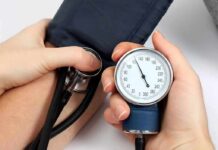 Waist Gadget Outs Hidden Hypertension Blood pressure measurement with sphygmomanometer and stethoscope