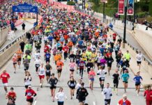 Does running marathons actually damage your heart? Steffi Jones, Zhang Zhongqi, Andreas Hestler, Christin Priebst, Colin David Jones, and Chuck Howley among marathon runners