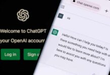 AI’s Dangerous Mental Health Blindspot smartphone displaying a chat interface on chat.openai.com